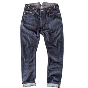 Indigo Men's Raw Selvedge Jeans by